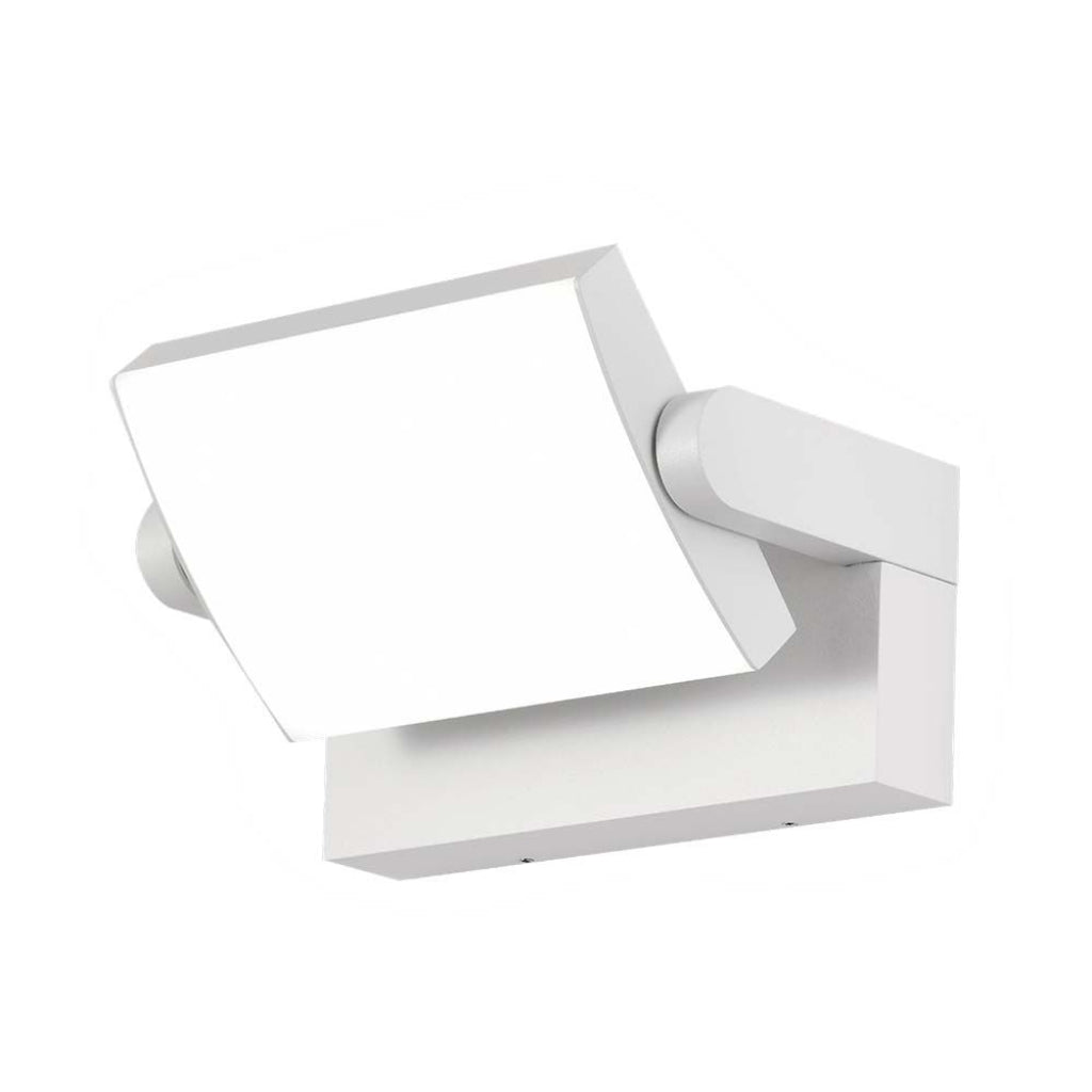 17W LED Wall Light 3000K White Body IP65