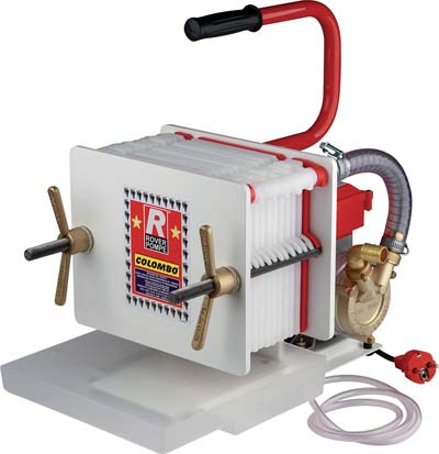 GRUPPO FILTRANTE ENOLOGICO COLOMBO 12 ROVER - VOLT 230 WATT 340 LT/H 350/500 PIASTRE 12 CM 20X20