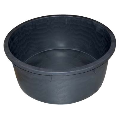 MASTELLONE TONDO NERO STEFANPLAST - LDPE LT  130 CM 80 H.CM 34