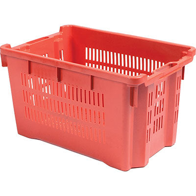 CASSA ORTOFRUTTA SALVASPAZIO ICS - HDPE SEMICHIUSA CM 52X42 H.CM 29 (245)