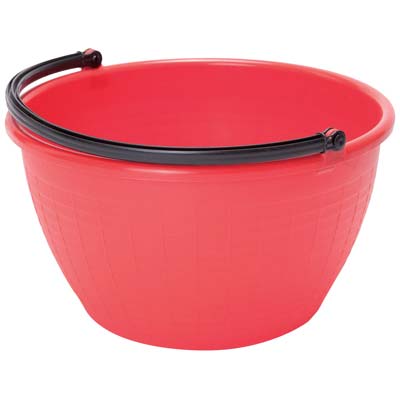 CESTA RACCOLTA TONDA ICS - PPL ROSSO LT 16