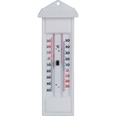 TERMOMETRO HOUSE DOMUS - PP BIANCO -40/+50°C CM 8,0X23,0
