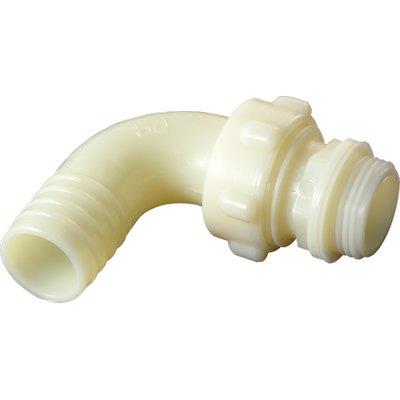 PORTAGOMMA NYLON CURVO FILETTO MASCHIO 3 PEZZI - MM 40X1"1/2M