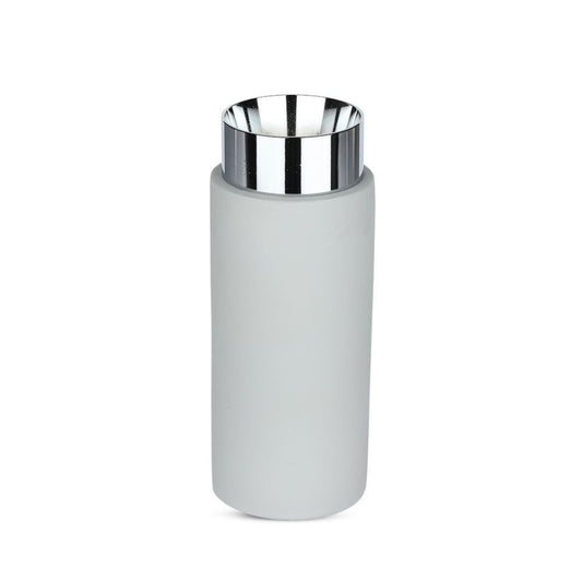GU10 Fitting Gypsum Metal with Grey Concrete Chrome Bottom