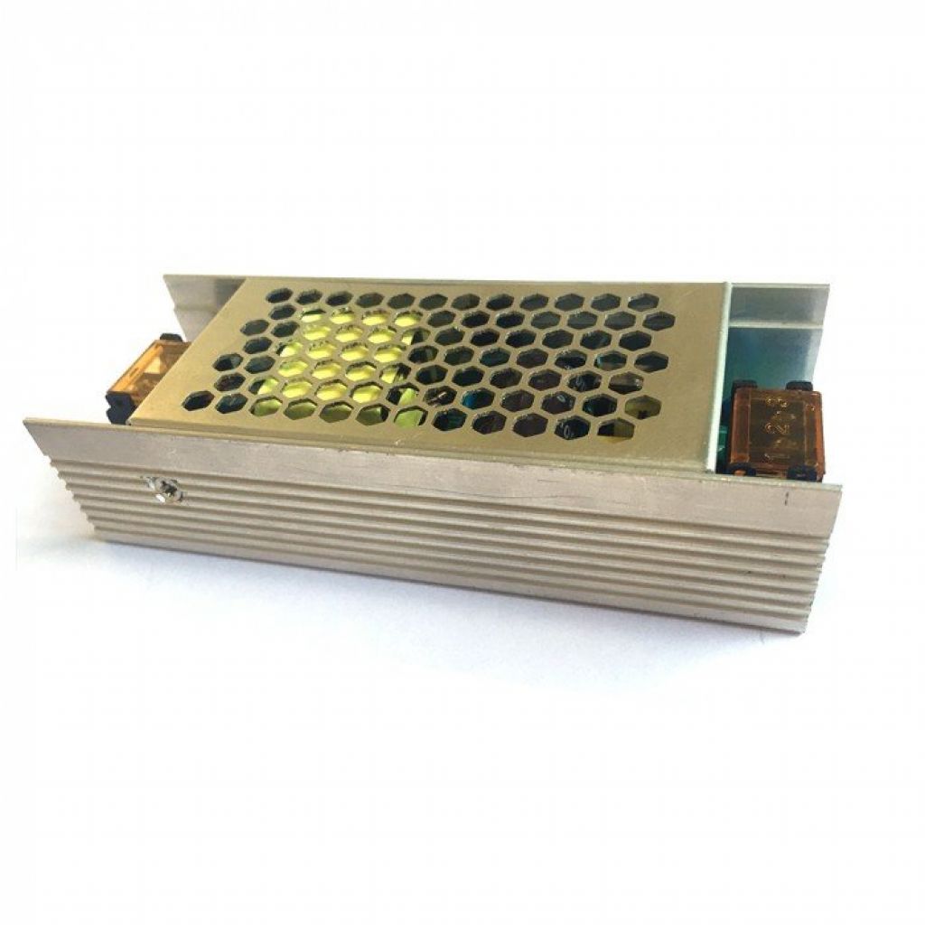 Slim Metal Power Supply 75W 12V 6A with 1 Output 130x50x31mm IP20
