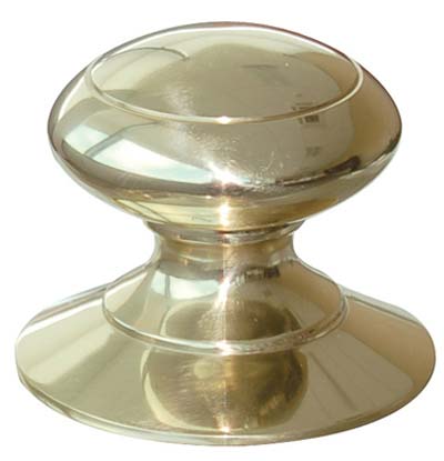 POMOLO X PORTONE SPAGNA COTTALI - OTTONE LUCIDO D.MM 72 BASE D.MM 84