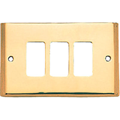 PLACCA COPRIFRUTTI COTTALI - OTTONE POSTI 3 MM 125X74 MAGIC/VENUS