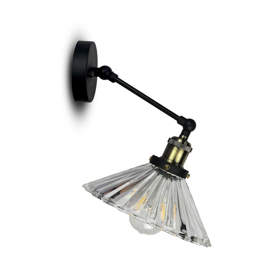 Wall Lamp W/V Shape Glass D:180mm