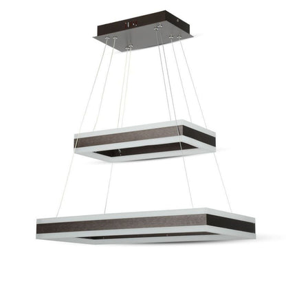 100W Soft Light Chandelier Dimmable Coffee 3000K