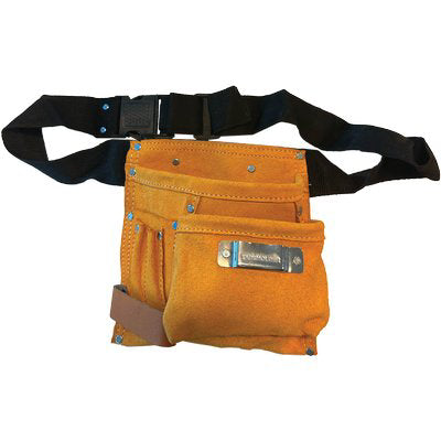 BORSA CARPENTIERE 2 TASCHE + PORTA MARTELLO EFFE - CROSTA BOVINA + CINTA