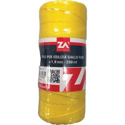 FILO EDILIZIA GIALLO FLUO - PPL MT 200