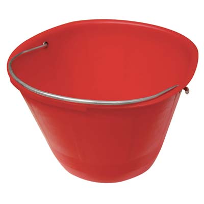 SECCHIO MURATORE - PE ROSSO D.CM 36 LITRI 8 M.ZINCATO