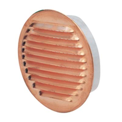 BOCCHETTA AERAZIONE RAME TONDA - BOCCAGLIO PLASTICA MM 100