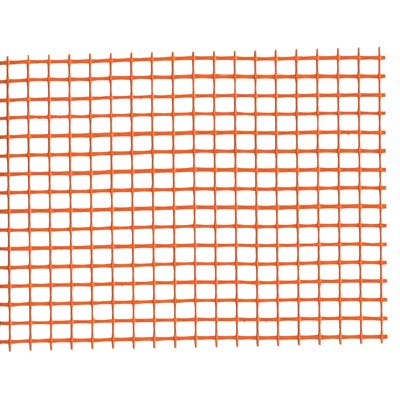 RETE FIBRA INTONACO 110 - GR/MQ 110 ARANCIO MAGLIA MM 10X10 L.MT 50 H.CM 100
