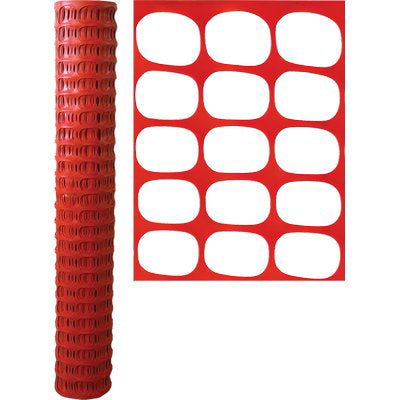 RETE PROTEZIONE CANTIERE ARANCIO WORKIT - PE GR/MQ 140 H.CM 100 ML 50 + POLIECO