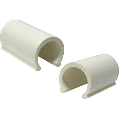 CLIP BLOCCA FOGLIA POLIETILENE X SERRE - PVC MM 20=1/2 CF=KG 1 PZ 100 CIRCA