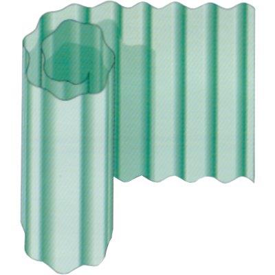 LAMINATO VETRORESINA ONDULATO VERDE - H.CM 250 L.MT 20