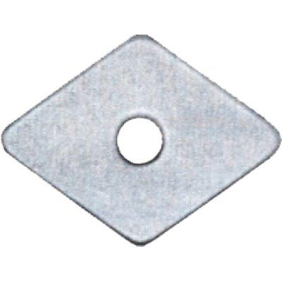 RONDELLA TIRAFONDO ROMBOIDALE PPL - MM 30X30 FORO MM 7,0 CF=PZ 100