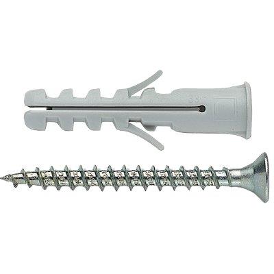 TASSELLO NYLON EB/VA ELEMATIC - VITE TSP CAVA PZ BORDATO EB/VA  8 CF=PZ 50