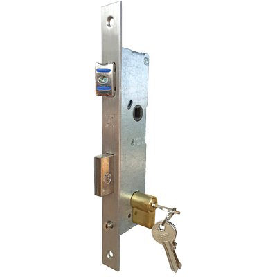 SERRATURA MONTANTE INFILARE 2505 IBFM - B.Q ZINC F.MM 22 C.SAG M1+SCR+Q8 E.MM 20