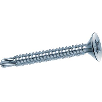 VITE AUTOPERFORANTE TSP DRILLEX MUSTAD - CAVA PH ZINC BIANCA/CHROMITING MM 4,2X38 CF=PZ 500