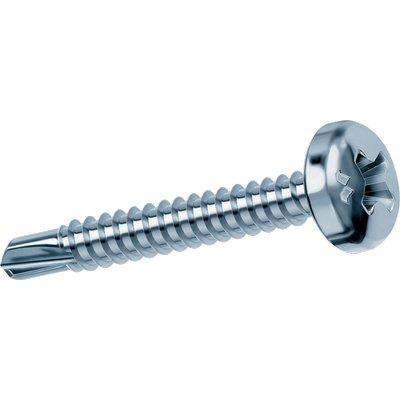 VITE AUTOPERFORANTE TC DRILLEX MUSTAD - CAVA PH ZINC BIANCA/CHROM MM 4,8X70 CF=PZ 200