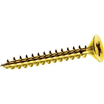 VITE TRUCIOLARE TSP OTTONATA PANELVIT MUSTAD - CAVA PZ FILETTO INTERO MM 3,0X25 CF=PZ 500