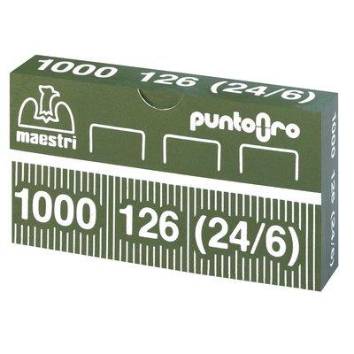 PUNTO ORO 126 (24/6) X CUCITRICE RO-MA - CF=PZ 10000(10X1000) MM 11,95X6,0 X PRIMULA 12