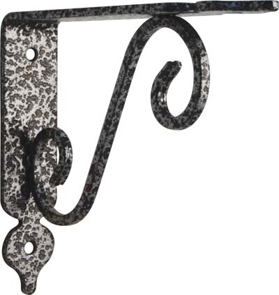 REGGIMENSOLA TOSCANIA BOLIS - ACCIAIO VERNICIATO NERO/ARGENTO MM 140X110