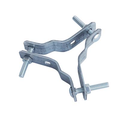 RALLA TRIS CONTROVENTATURA ANTENNA - ACCIAIO ZINCATO PALO MM 25/50 CM 8,5X8,5