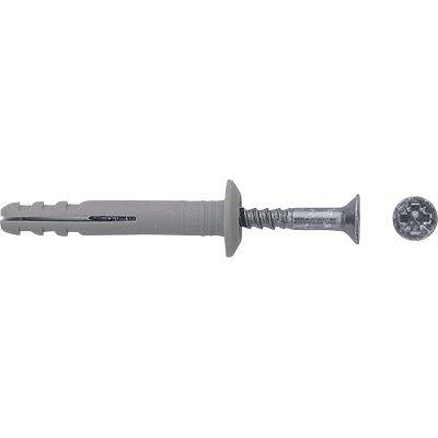 TASSELLO NYLON PROLUNGATO N-P FISCHER - VITE A CHIODO N 6X40/7 P CF=PZ 100