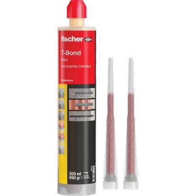 ANCORANTE CHIMICO T-BOND PLUS OPEN FISCHER - POLIESTERE ML 300