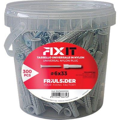 TASSELLO NYLON FIXIT VITE TSP PROMOPACK FRIULSIDER - MM 6X33 CF=PZ 300