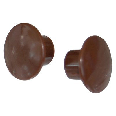 TAPPO COPRIFORO - PLASTICA MARRONE MM  6