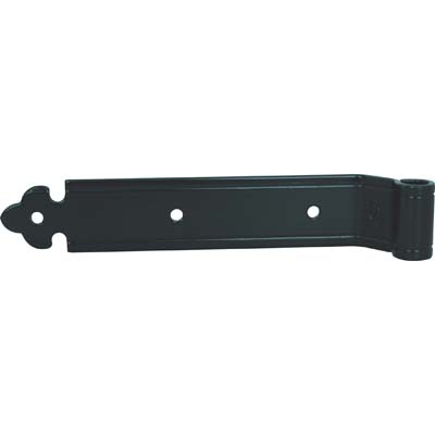 BANDELLA PERSIANA DRITTA ZANCA FILO VERNICIATA DDF - NERA MM 35 ZANCA MM 24X300 PER PERNO MM 12