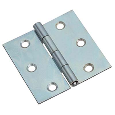 CERNIERA QUADRA 317 VALTOCE - ACCIAIO ZINCATO PERNO FISSO MM 100X100X1,2