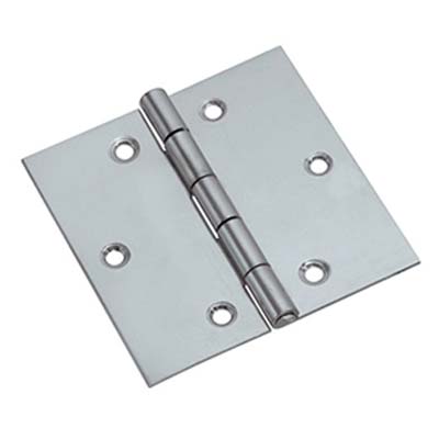 CERNIERA QUADRA 3317 VALTOCE - INOX PERNO FISSO MM 40X40X0,8
