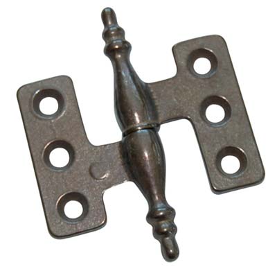 CERNIERA BAROCCO - ALA PIANA OTTONE BRONZATO MM 65X55 SX
