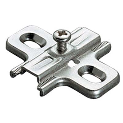 BASETTA CERNIERA INCASSO B2V3H SALICE - ACC NICH H.MM 3 MM 37X32