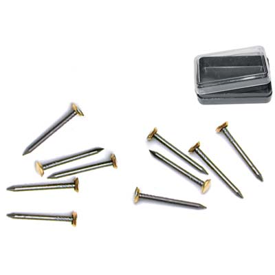 CHIODO TESTA OTTONE PRONTY - ACCIAIO MM 20 CF=PZ 15