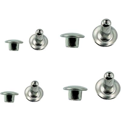 RIVETTO MASCHIO FEMMINA PRONTY - ACCIAIO NICHELATO 033 CF=PZ 15