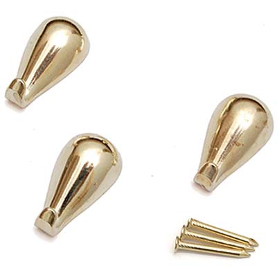 GANCIO QUADRO GOCCIA PRONTY - FERRO ORO MM 27 CF=PZ 3