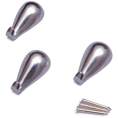 GANCIO QUADRO GOCCIA PRONTY - FERRO CROMO MM 27 CF=PZ 3