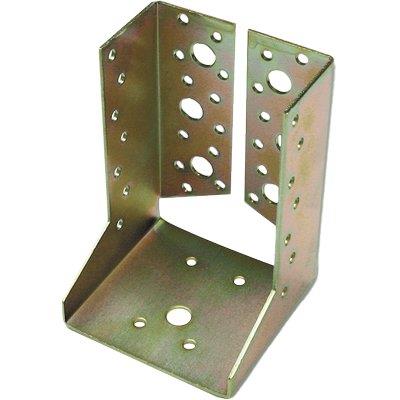 GIUNZIONE GAZEBO ESTREMITA ALI INTERNE 796 - ZINCATA GIALLA S.MM 2,0 MM 100X 90