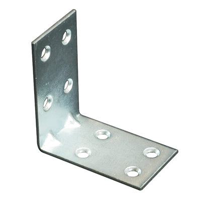 GIUNZIONE 8 FORI ANGOLARE - ZINCATA S.MM 2,0 CF=PZ 50 CM  4X4X3