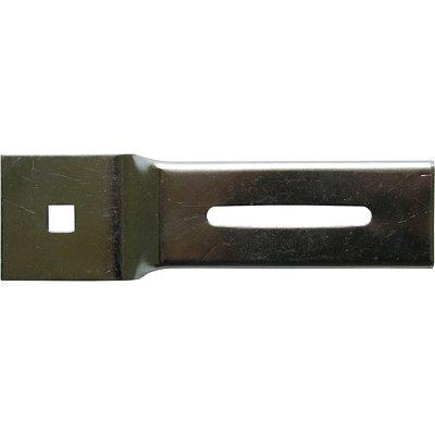 STAFFA SUPPORTO MOTORE 1 FORO X RULLO AVVOLGIBILI - A SQUADRA ZINCATO MM 165X43