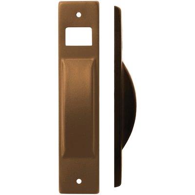 PLACCA AVVOLGITORE A SEMINCASSO - ACCIAIO VERNICIATA BRONZO MM 40X195