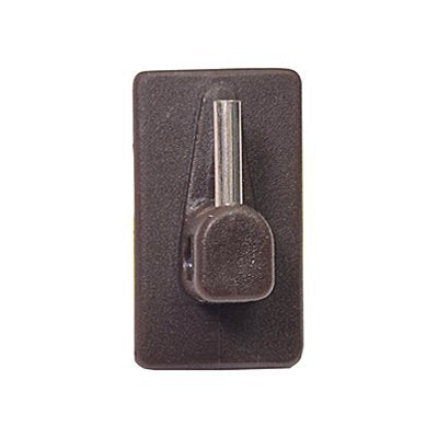 GANCIO BRIS BRIS BASE PLASTICA PRONTY - RAMPINO METALLO MM 18X32 MARRONE CF=PZ 4