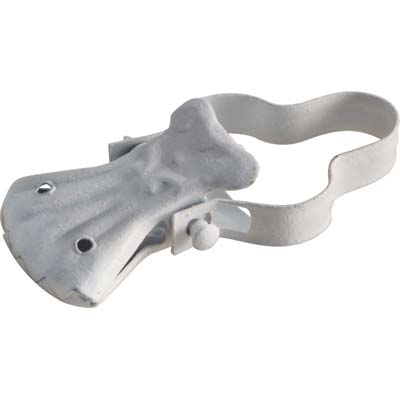 PINZA BAROCCO X ANELLO TENDA - ACCIAIO BIANCO + ARCO