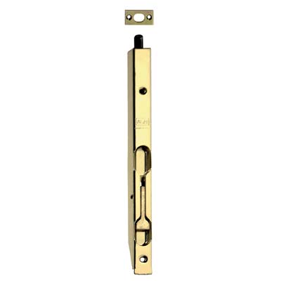 CATENACCIO INCASSO LEGNO A LEVA PESANTI - ACCIAIO OTTONATO MM 16X13 CM 15